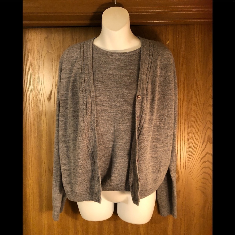 Fashion Bug gray one piece sweater- L​​​​​​​